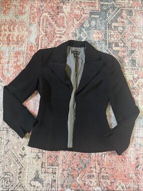 bebe Black Fitted Blazer Jacket